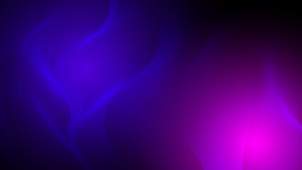 Abstract futuristic glowing purple, violet and pink line pattern wave abstract background for wallpaper, banners, invitations, luxury vouchers, and prestigious gift certificates. Vector.