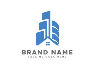 Elevate your brand with our Real Estate Building Home Logo Design Template. This logo for real estate, buildings, luxury, premium, investment, property, residential, hotel, construction