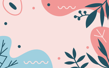 Floral background, Abstract. Good for fashion fabrics, postcards, email header, wallpaper, banner, events, covers, advertising, and more. Valentine's day, women's day, mother's day background.