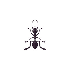 Obraz premium Ant Logo vector illustration template design