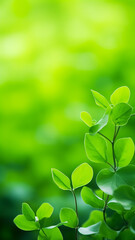 Fototapeta na wymiar Nature of green leaf in garden at summer design decoration wallpaper