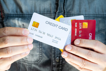 hand of woman check diabetes and high blood glucose monitor with digital pressure gauge. Healthcare and Medical concept