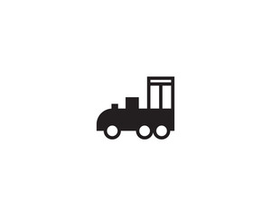 Truck cargo icon vector symbol isolated design illustration