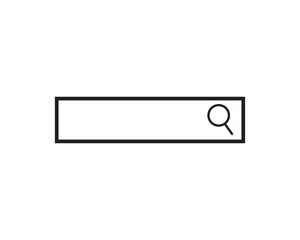 Search bar icon vector symbol design illustration