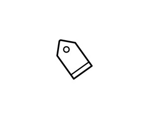 Tag label icon vector symbol design illustration
