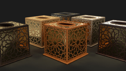 Immerse your space in timeless luxury with our exquisite tissue box, adorned with gold carvings inspired by the elegance of ancient Egyptian craftsmanship—a captivating blend of history.