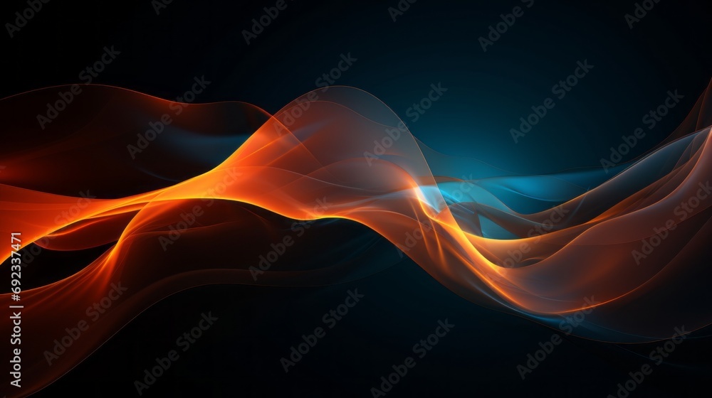 Poster dynamic abstract visual, perfect for adding depth to projects