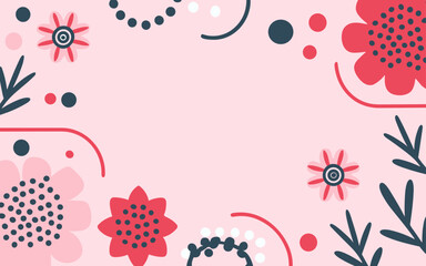 Floral background, Abstract. Good for fashion fabrics, postcards, email header, wallpaper, banner, events, covers, advertising, and more. Valentine's day, women's day, mother's day background.