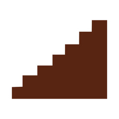 Fototapeta premium Stair boho style flat illustration
