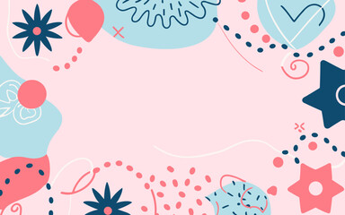 Floral background, Abstract. Good for fashion fabrics, postcards, email header, wallpaper, banner, events, covers, advertising, and more. Valentine's day, women's day, mother's day background.