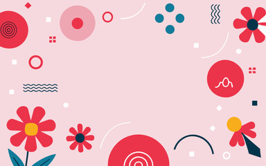 Floral background, Abstract. Good for fashion fabrics, postcards, email header, wallpaper, banner, events, covers, advertising, and more. Valentine's day, women's day, mother's day background.