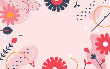 Floral background, Abstract. Good for fashion fabrics, postcards, email header, wallpaper, banner, events, covers, advertising, and more. Valentine's day, women's day, mother's day background.