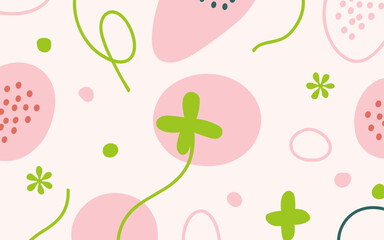 Floral background, Abstract. Good for fashion fabrics, postcards, email header, wallpaper, banner, events, covers, advertising, and more. Valentine's day, women's day, mother's day background.