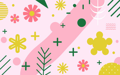 Floral background, Abstract. Good for fashion fabrics, postcards, email header, wallpaper, banner, events, covers, advertising, and more. Valentine's day, women's day, mother's day background.