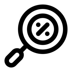 magnifier line icon