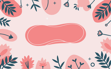 Fototapeta na wymiar Floral background, Abstract. Good for fashion fabrics, postcards, email header, wallpaper, banner, events, covers, advertising, and more. Valentine's day, women's day, mother's day background.