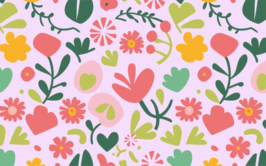 Floral background, Abstract. Good for fashion fabrics, postcards, email header, wallpaper, banner, events, covers, advertising, and more. Valentine's day, women's day, mother's day background.