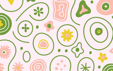 Floral background, Abstract. Good for fashion fabrics, postcards, email header, wallpaper, banner, events, covers, advertising, and more. Valentine's day, women's day, mother's day background.