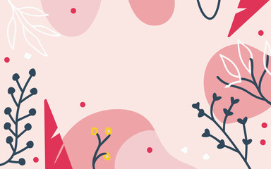 Floral background, Abstract. Good for fashion fabrics, postcards, email header, wallpaper, banner, events, covers, advertising, and more. Valentine's day, women's day, mother's day background.