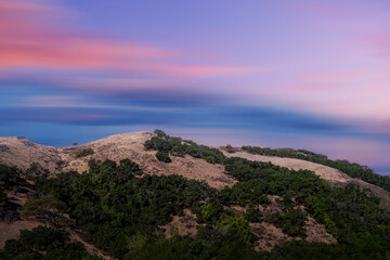 Beauty view from road trip landscape California