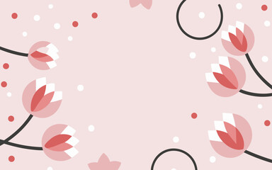 Abstract background poster. Good for fashion fabrics, postcards, email header, wallpaper, banner, events, covers, advertising, and more. Valentine's day, women's day, mother's day background.