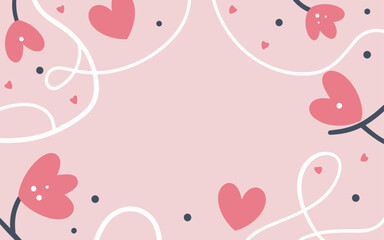 Abstract background poster. Good for fashion fabrics, postcards, email header, wallpaper, banner, events, covers, advertising, and more. Valentine's day, women's day, mother's day background.