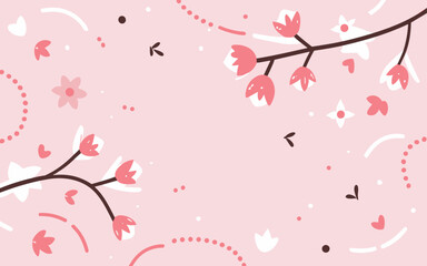 Abstract background poster. Good for fashion fabrics, postcards, email header, wallpaper, banner, events, covers, advertising, and more. Valentine's day, women's day, mother's day background.