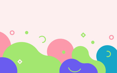 Abstract background poster. Good for fashion fabrics, children’s clothing, postcards, email header, wallpaper, banner, events, covers, advertising, and more.