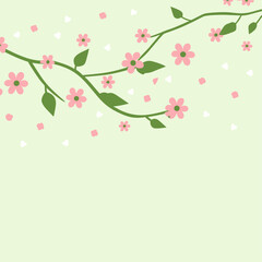 Abstract background poster. Good for fashion fabrics, postcards, email header, wallpaper, banner, events, covers, advertising, and more. Valentine's day, women's day, mother's day background.