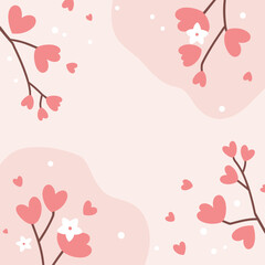 Abstract background poster. Good for fashion fabrics, postcards, email header, wallpaper, banner, events, covers, advertising, and more. Valentine's day, women's day, mother's day background.