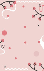 Floral background, Abstract. Good for fashion fabrics, postcards, email header, wallpaper, banner, events, covers, advertising, and more. Valentine's day, women's day, mother's day background.