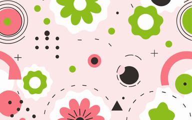 Floral background, Abstract. Good for fashion fabrics, postcards, email header, wallpaper, banner, events, covers, advertising, and more. Valentine's day, women's day, mother's day background.