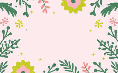 Floral background, Abstract. Good for fashion fabrics, postcards, email header, wallpaper, banner, events, covers, advertising, and more. Valentine's day, women's day, mother's day background.