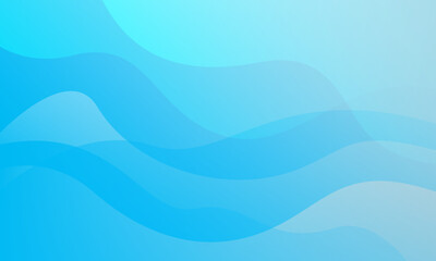 Abstract blue wave background. Vector illustration