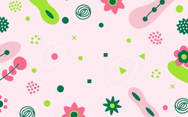 Abstract background poster. Good for fashion fabrics, postcards, email header, wallpaper, banner, events, covers, advertising, and more. Valentine's day, women's day, mother's day background.