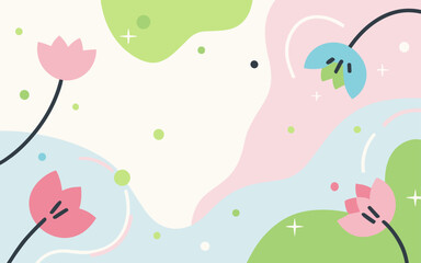 Abstract background poster. Good for fashion fabrics, postcards, email header, wallpaper, banner, events, covers, advertising, and more. Valentine's day, women's day, mother's day background.