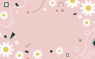 Floral background, Abstract. Good for fashion fabrics, postcards, email header, wallpaper, banner, events, covers, advertising, and more. Valentine's day, women's day, mother's day background.