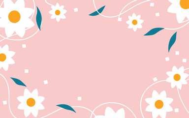 Floral background, Abstract. Good for fashion fabrics, postcards, email header, wallpaper, banner, events, covers, advertising, and more. Valentine's day, women's day, mother's day background.