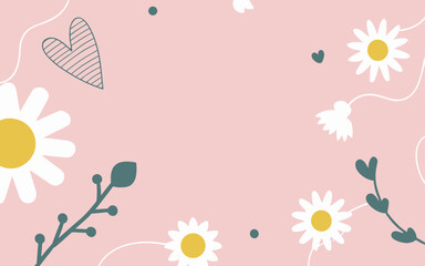 Floral background, Abstract. Good for fashion fabrics, postcards, email header, wallpaper, banner, events, covers, advertising, and more. Valentine's day, women's day, mother's day background.