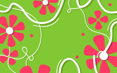 Floral background, Abstract. Good for fashion fabrics, postcards, email header, wallpaper, banner, events, covers, advertising, and more. Valentine's day, women's day, mother's day background.