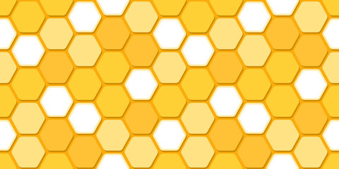 seamless beehive honeycomb pattern, hexagonal fashion geometric symmetry design, pattern for wallpaper, wrapping, fabric, apparel, production, printing, vector illustration