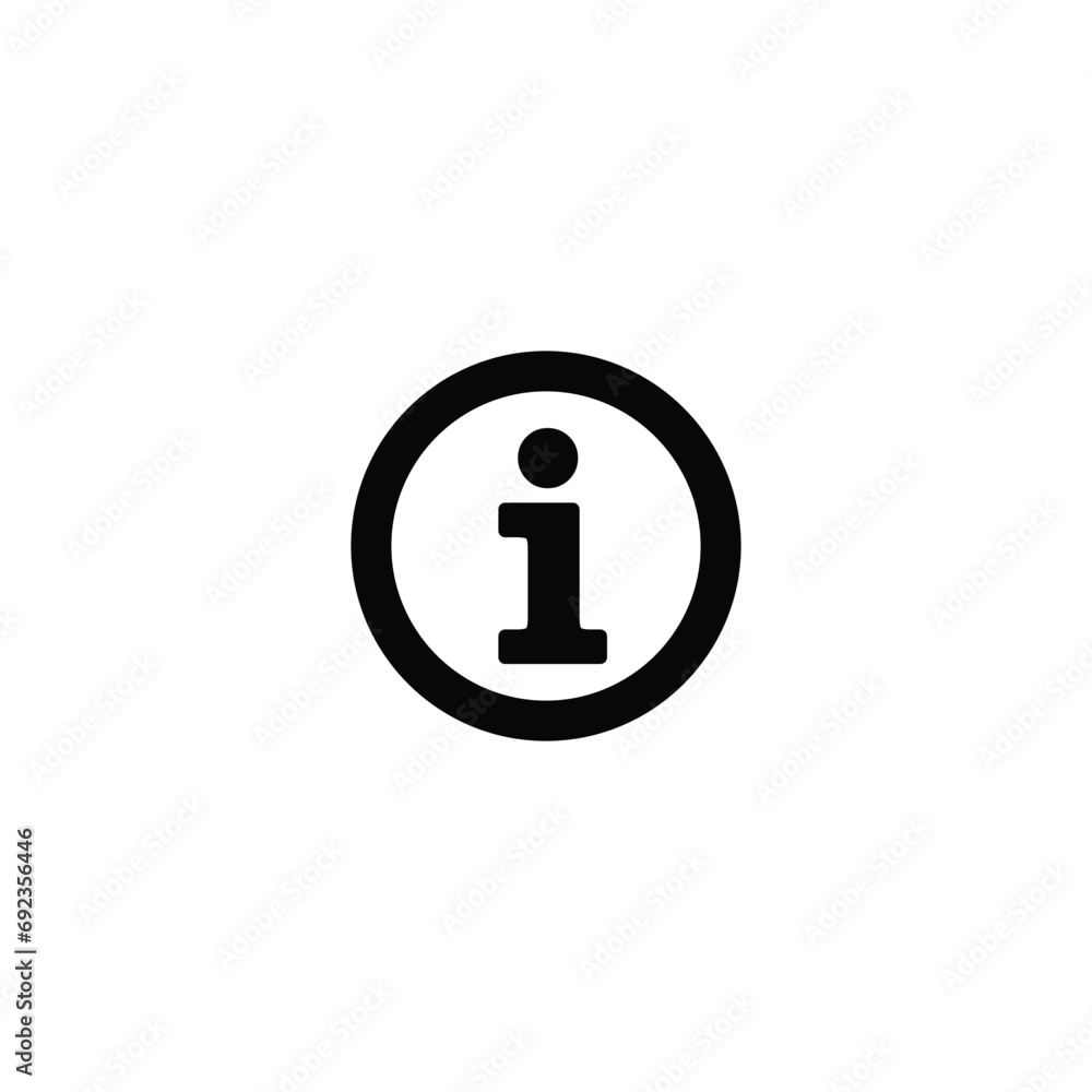 Poster info icon. info sign vector design for web site computer and mobile app
