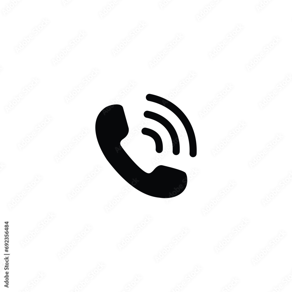 Poster call icon. phone call sign vector for web site computer and mobile app