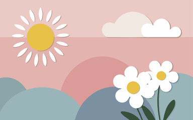 Floral background. Good for fashion fabrics, postcards, email header, wallpaper, banner, events, covers, advertising, and more. Valentine's day, women's day, mother's day background.