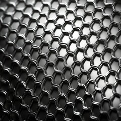 Obraz premium Texture Metal Mesh On White Background, White Background, For Design And Printing