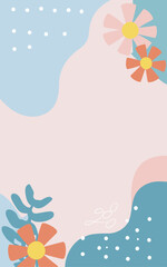 Abstract background poster. Good for fashion fabrics, postcards, email header, wallpaper, banner, events, covers, advertising, and more. Valentine's day, women's day, mother's day background.