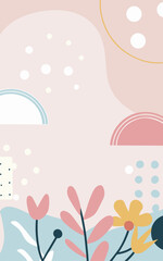 Abstract background poster. Good for fashion fabrics, postcards, email header, wallpaper, banner, events, covers, advertising, and more. Valentine's day, women's day, mother's day background.