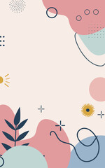 Abstract background poster. Good for fashion fabrics, postcards, email header, wallpaper, banner, events, covers, advertising, and more. Valentine's day, women's day, mother's day background.