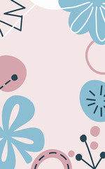 Abstract background poster. Good for fashion fabrics, postcards, email header, wallpaper, banner, events, covers, advertising, and more. Valentine's day, women's day, mother's day background.