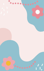 Abstract background poster. Good for fashion fabrics, postcards, email header, wallpaper, banner, events, covers, advertising, and more. Valentine's day, women's day, mother's day background.